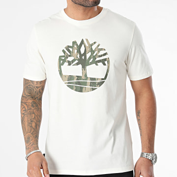Timberland - Tee Shirt Camo Tree Logo A5UP3 Beige