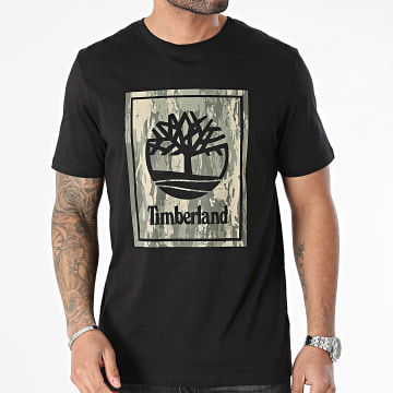 Timberland - Tee Shirt Camo A5UBF Noir