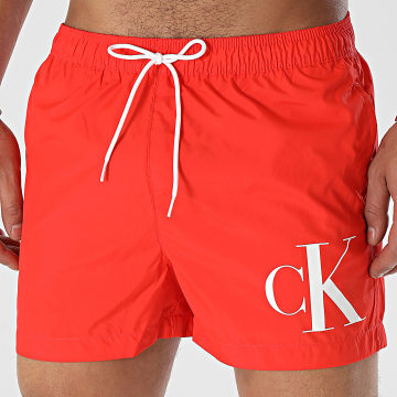 Calvin Klein - Pantaloncini da bagno con coulisse 0967 Rosso