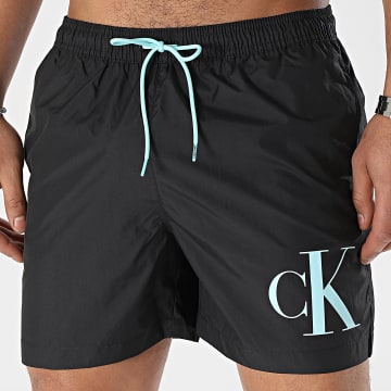 Calvin Klein - Pantaloncini da bagno con coulisse 1003 Nero Azzurro