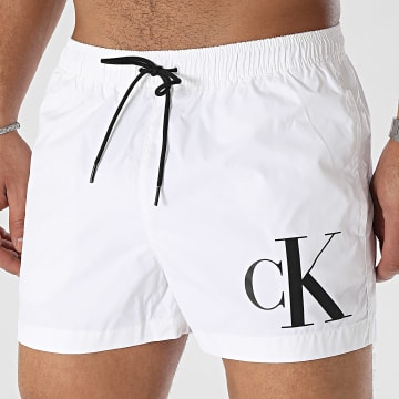 Calvin Klein - Pantaloncini da bagno con coulisse 1015 Bianco