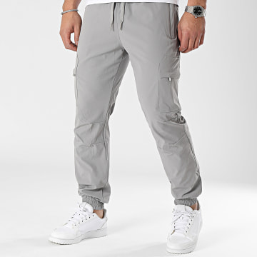 Classic Series - Pantalones cargo gris claro