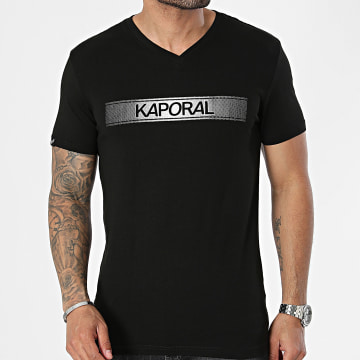 Kaporal - Tee Shirt Essentiel Col V BRADM11 Noir