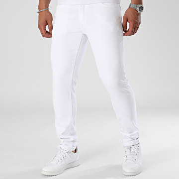 Only And Sons - Slim Loom Jeans Blanco
