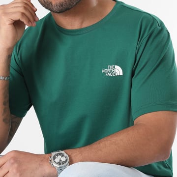 The North Face - Camiseta Simple Dome A87NG Verde Oscuro