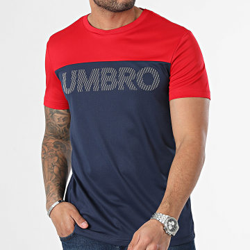 Umbro - Camiseta 957740-60 Azul Marino Rojo