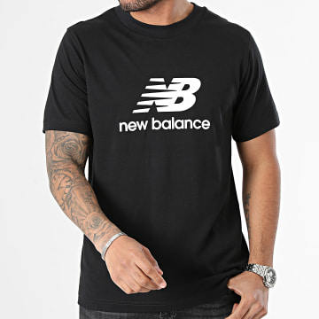 New Balance - Maglietta MT41502 Nero