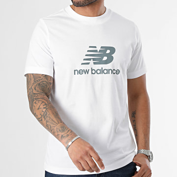New Balance - Tee Shirt MT41502 Blanc