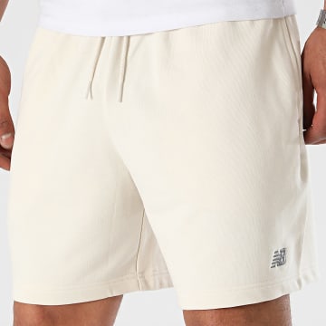 New Balance - MS41520 Pantalones cortos de jogging beige
