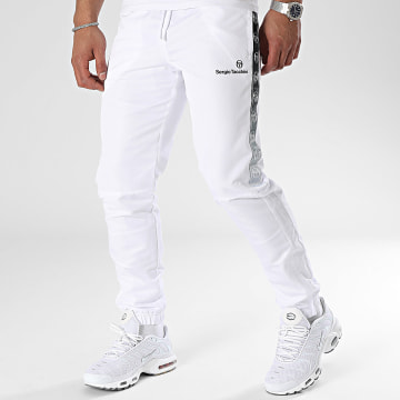 Sergio Tacchini - Gradiente 40542 Pantaloni da jogging bianchi