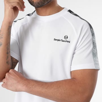 Sergio Tacchini - Camiseta Gradiente 40537 Blanca