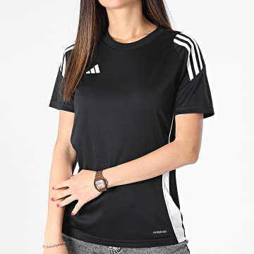 Adidas Sportswear - Maglietta da donna Tiro24 IS1024 Nero