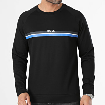 BOSS - Auténtica camiseta de manga larga 50515159 Negro