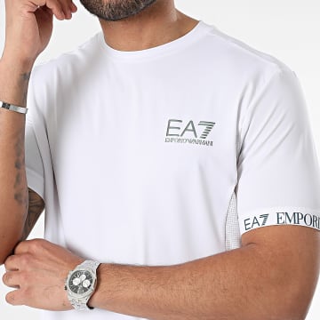 EA7 Emporio Armani - Tee Shirt 3DPT21-PJMEZ Blanc
