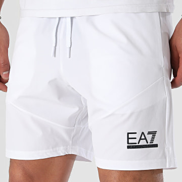 EA7 Emporio Armani - 3DPS08-PNBXZ Pantaloncini da jogging bianchi