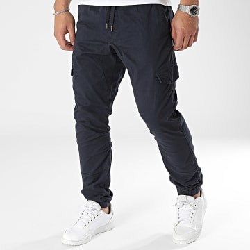 Indicode Jeans - Pantalon Cargo Levi 58-514 Bleu Marine