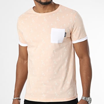 La Maison Blaggio - Camiseta de bolsillo coral claro