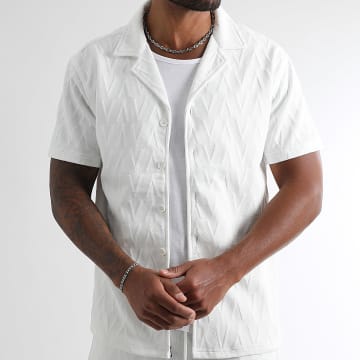 LBO - Chemise Manches Courtes 0192 Beige Clair