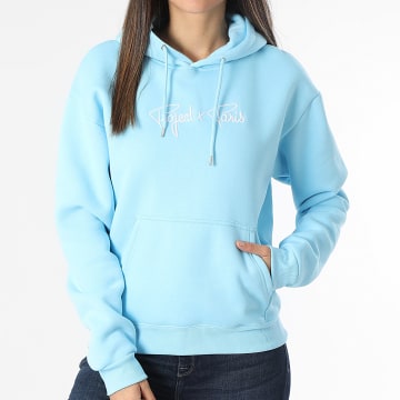 Project X Paris - Sweat Capuche Femme F222138 Bleu Clair