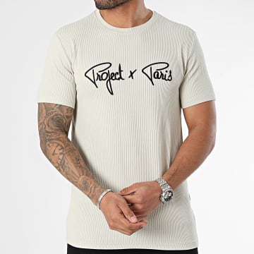Project X Paris - Camiseta T221011 Beige