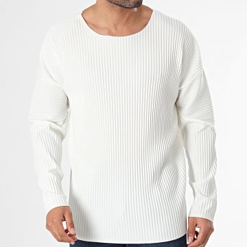 Uniplay - Maglietta bianca a maniche lunghe