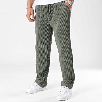 Uniplay - Pantaloni larghi verde cachi scuro