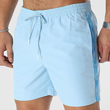 Calvin Klein - Shorts de baño con cordón 0956 Azul real