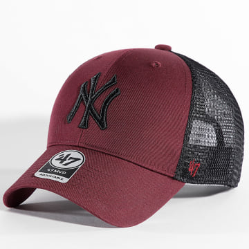 '47 Brand - Casquette Trucker MVP New York Yankees Bordeaux Noir