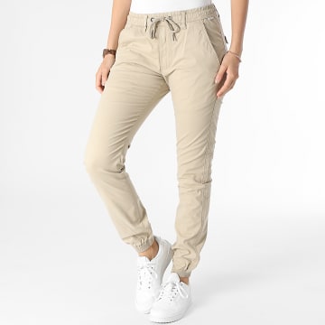 Reell Jeans - Pantalone jogger donna Beige