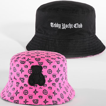 Teddy Yacht Club - Bob reversibile 0027 nero e rosa