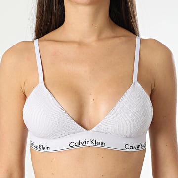 Calvin Klein - Sujetador triángulo mujer ligeramente forrado QF7077E Morado