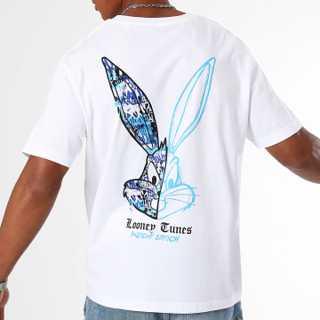Bugs Bunny - Tee Shirt Oversize Bugs Bunny Sketchy Edition Blanc