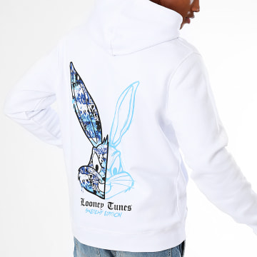 Bugs Bunny - Sweat Capuche Bugs Bunny Sketchy Edition Blanc