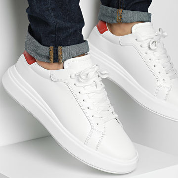 Calvin Klein - Sneakers Low Top Lace Up 1016 Bianco Mela Cotta