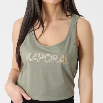 Kaporal - Camiseta de Tirantes Faon Mujer Caqui Verde
