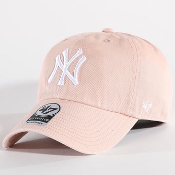 '47 Brand - Casquette Clean Up New York Yankees Rose Clair