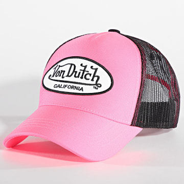 Von Dutch - Cappello Trucker Fresh Pink Fluo Black