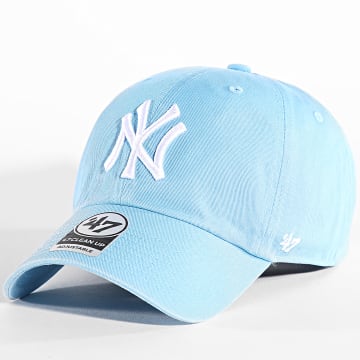 '47 Brand - Casquette Clean Up New York Yankees Bleu Clair