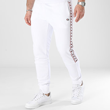 Champion - 219752 Pantalones de chándal blancos