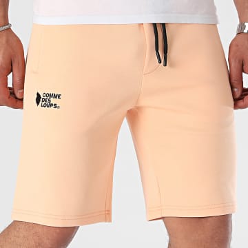 Comme Des Loups - Pantalones cortos de jogging naranja sudoroso