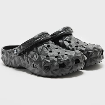 Crocs - Claquettes Classic Geometric Clog Noir
