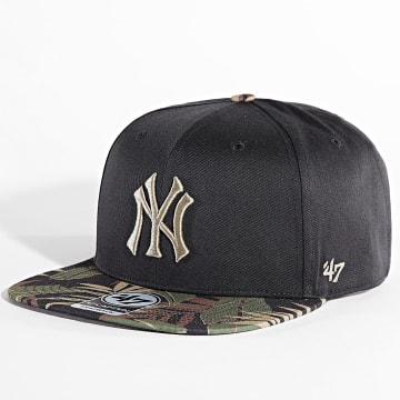 '47 Brand - Casquette Snapback New York Yankees Noir Vert Kaki