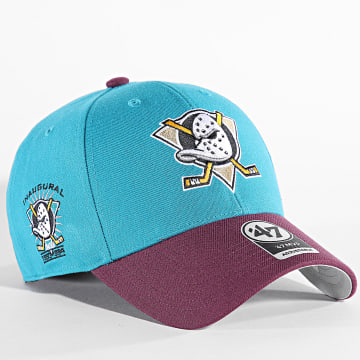 '47 Brand - Gorra Anaheim Ducks MVP Turquesa Burdeos