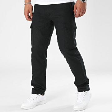 Indicode Jeans - Pantalon Cargo Leonardo 60-069 Noir