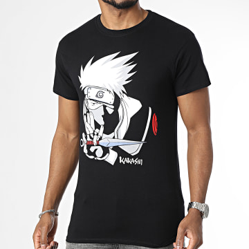 Naruto - Camiseta Kakashi MENARUTTS025 Negro