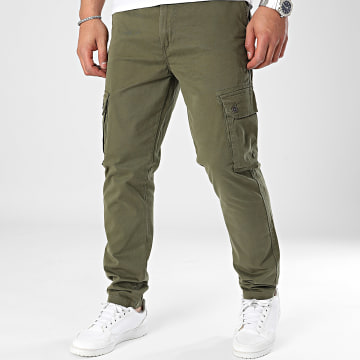Tiffosi - Pantaloni Cargo Comfort Verde Khaki
