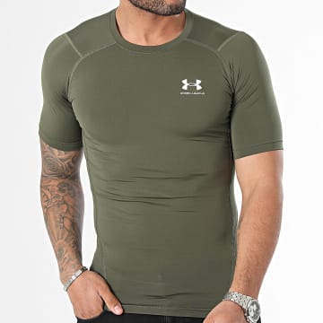Under Armour - Camiseta de compresión 1361518 Verde caqui