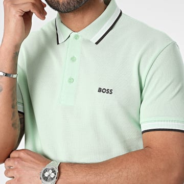 BOSS - Polo Manches Courtes Paddy 50469055 Vert Clair