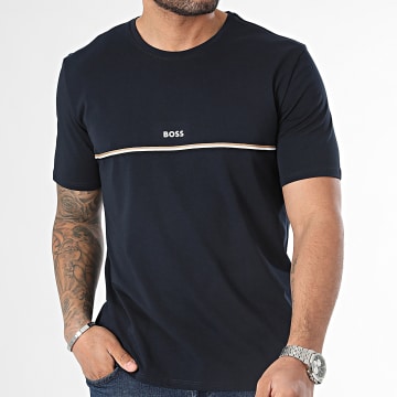 BOSS - Tee Shirt Unique 50515395 Bleu Marine