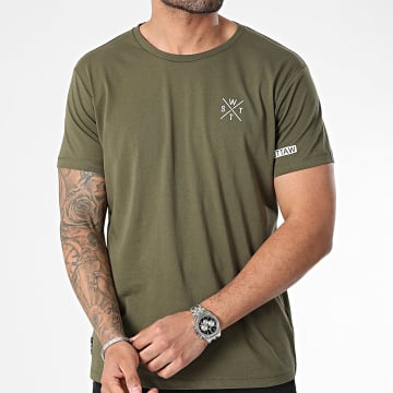 Watts - Camiseta oversize 1WATTS01 Caqui Verde